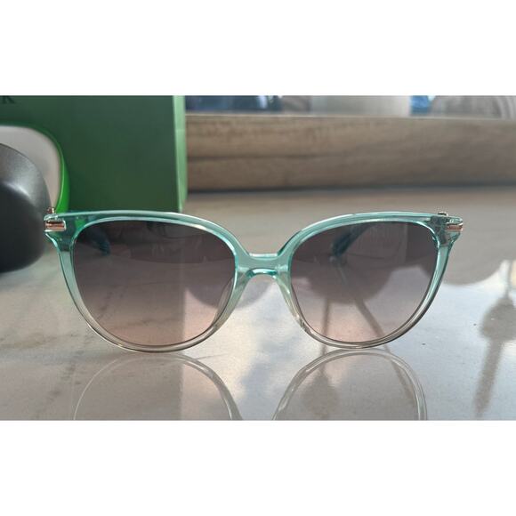 Kate Spade KRISTINA/G/S Sunglasses – Green Pink - New Without Tags - Picture 10 of 14